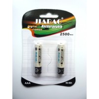 Акумуляторні батереї 2500mAh типу AAA (2шт) Jiabao