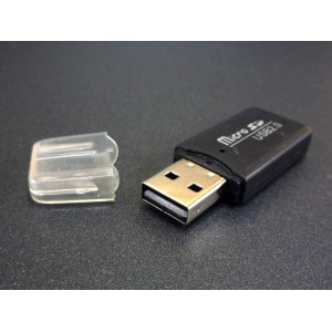 Картрідер microSD/USB RS-052 (чорний)